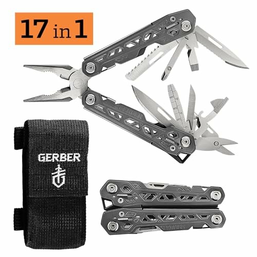 Gerber 17-in-1 multitool with sheath